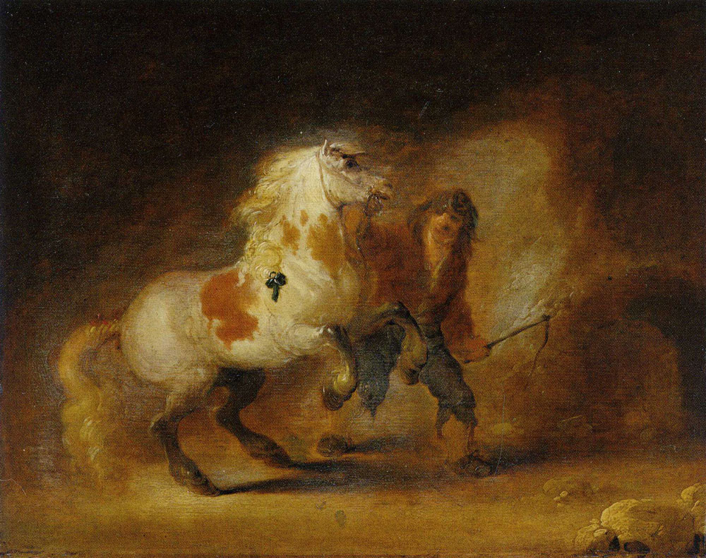 Benjamin Gerritsz. Cuyp - Horse and Farmhand