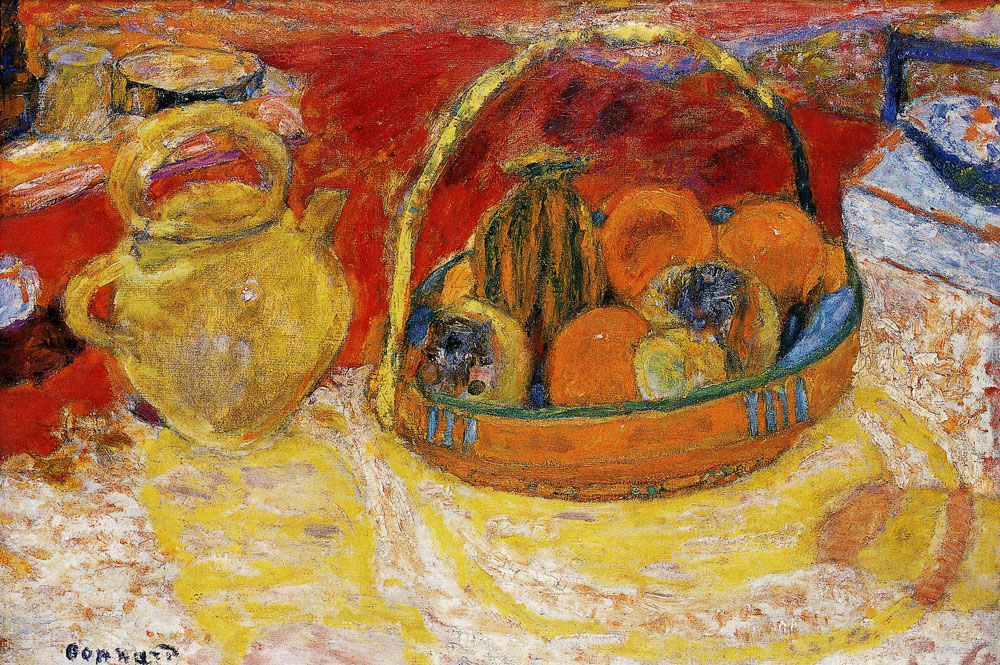 Pierre Bonnard - Still Life, Yellow and Red