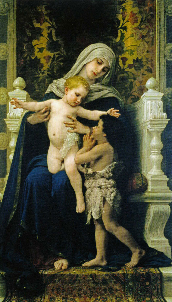 William-Adolphe Bouguereau - The Virgin, the Child Jesus, and St. John the Baptist