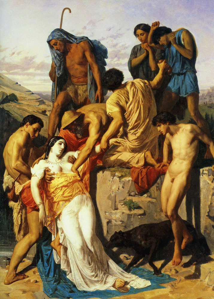 William-Adolphe Bouguereau - Zenobia Found by Shepherds on the Banks of the Arax
