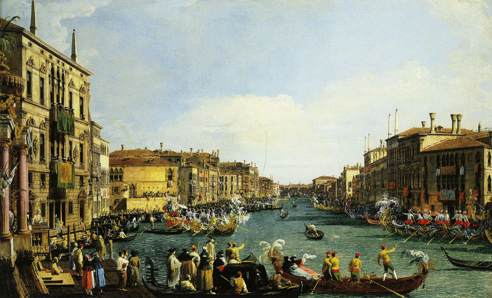 Canaletto - Regatta on the Grand Canal
