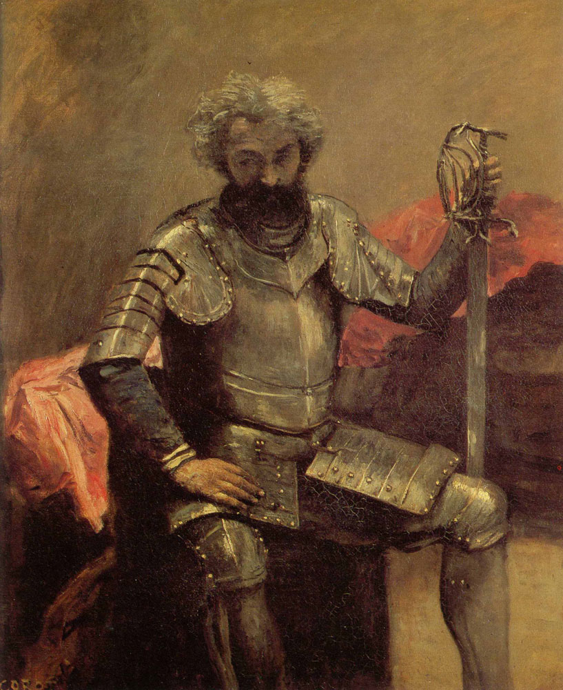 Camille Corot - Man in Armor