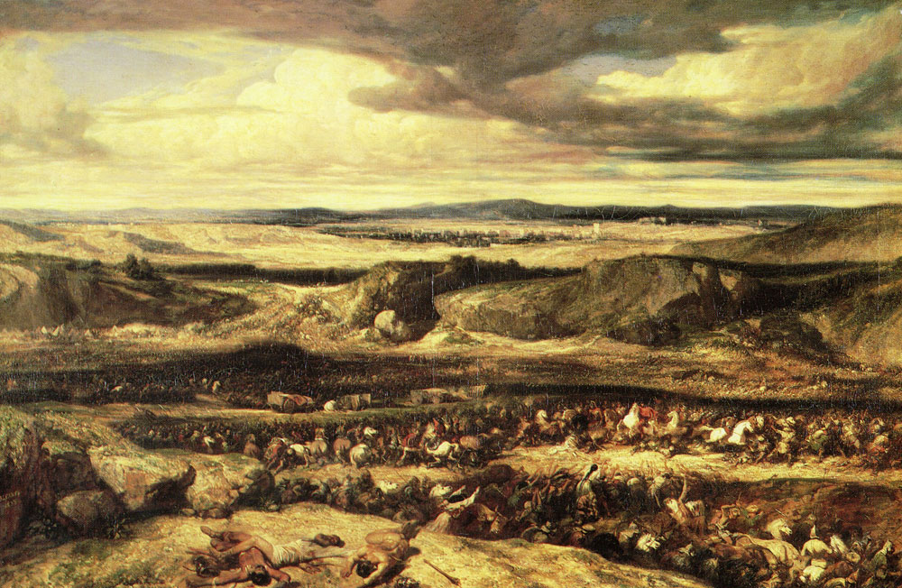 Alexandre-Gabriel Decamps - Marius Defeats the Cimbrians on the Plain Between Belsannettes and the Grande Fugère
