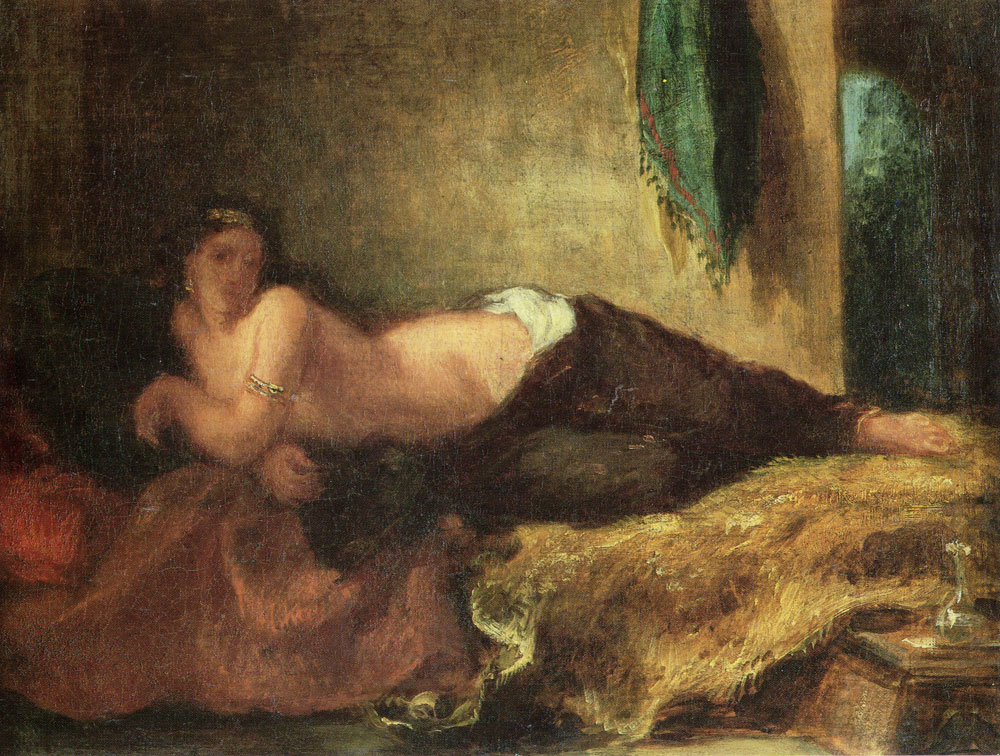Eugene Delacroix - Odalisque