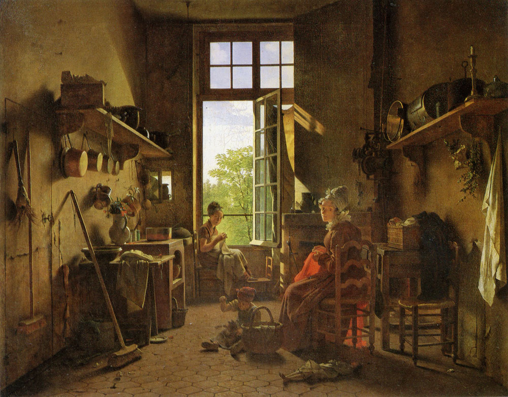 Martin Drölling - Interior of a Kitchen