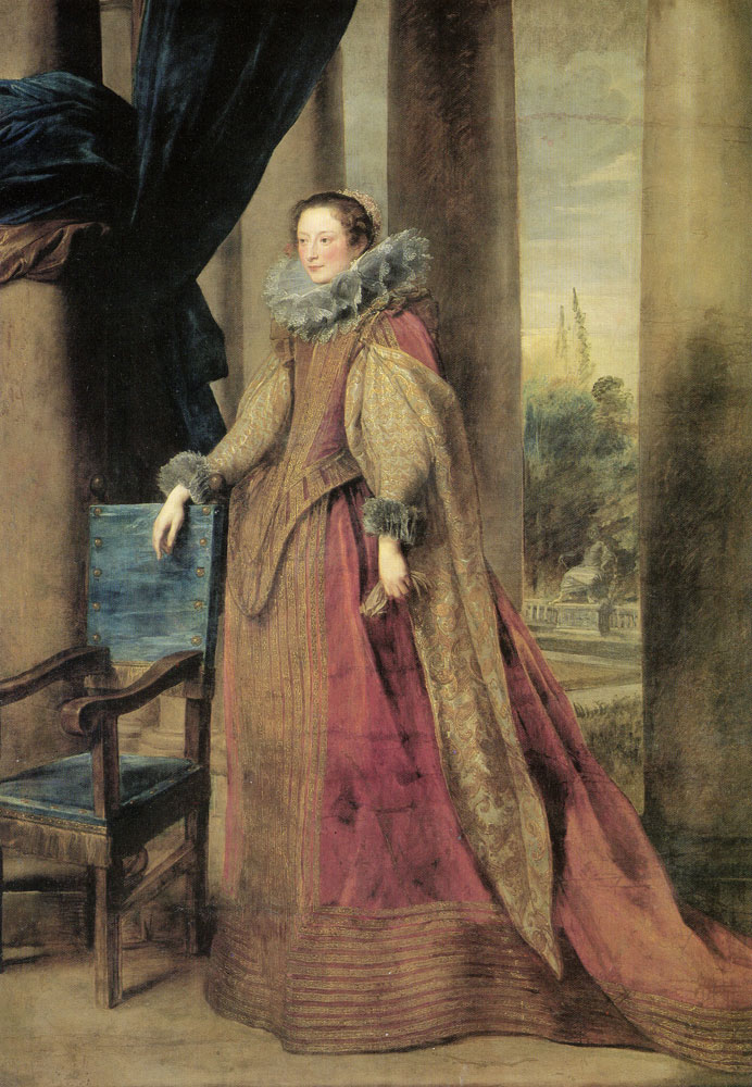 Anthony van Dyck - Portrait of a Genoese Nobleswoman