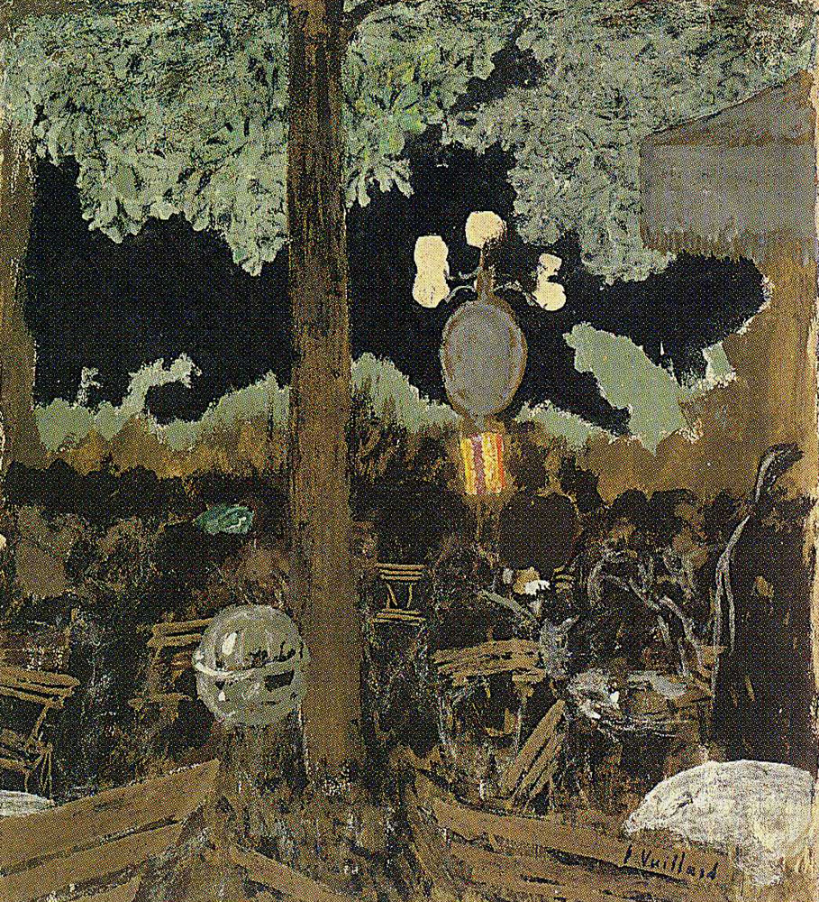Edouard Vuillard - Café in the Bois de Boulogne, at Night (Jardin de l'Alcazar)