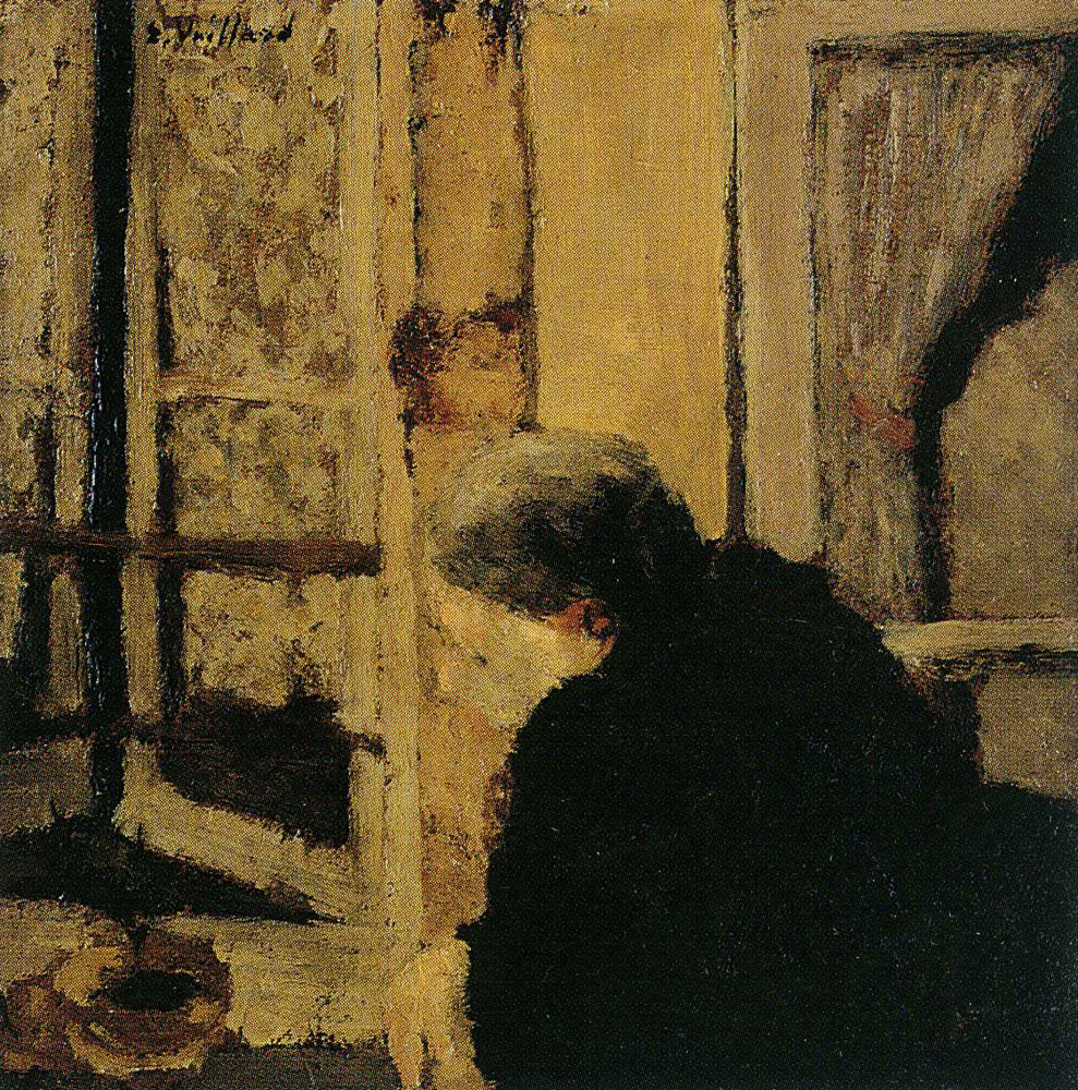 Edouard Vuillard - Madame Vuillard Gazing out of a Window