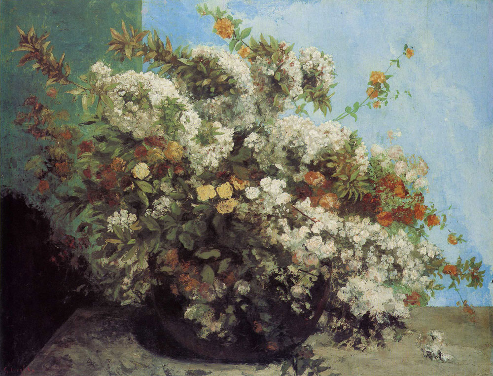 Gustave Courbet - Flower Still Life