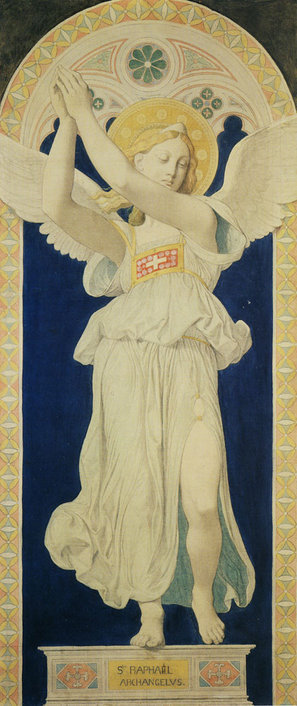 Jean Auguste Dominique Ingres - Archangel Raphael