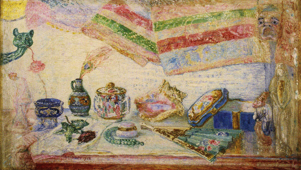 James Ensor - The Peacock Feather