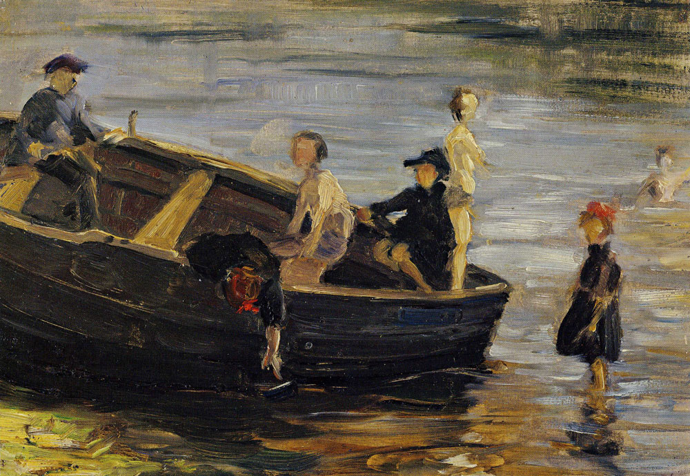 Franz Marc - Children in a Boat