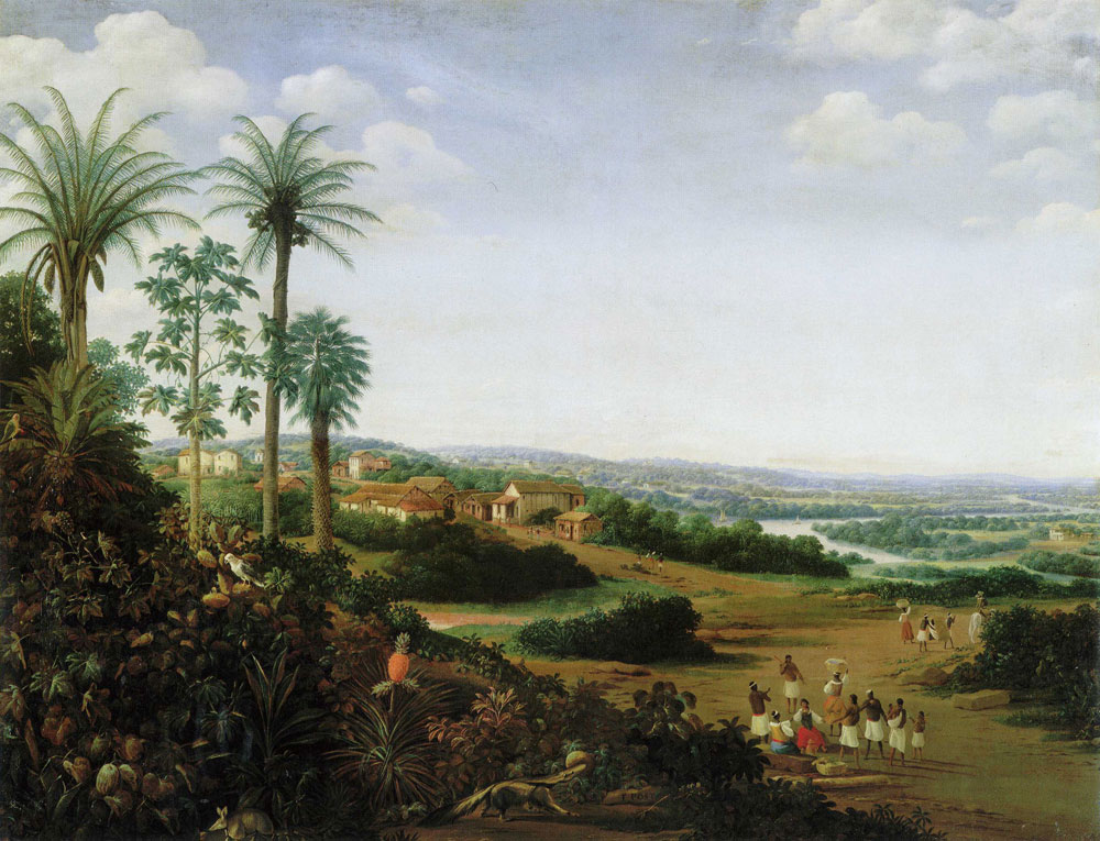 Frans Post - Planter's House and Village
