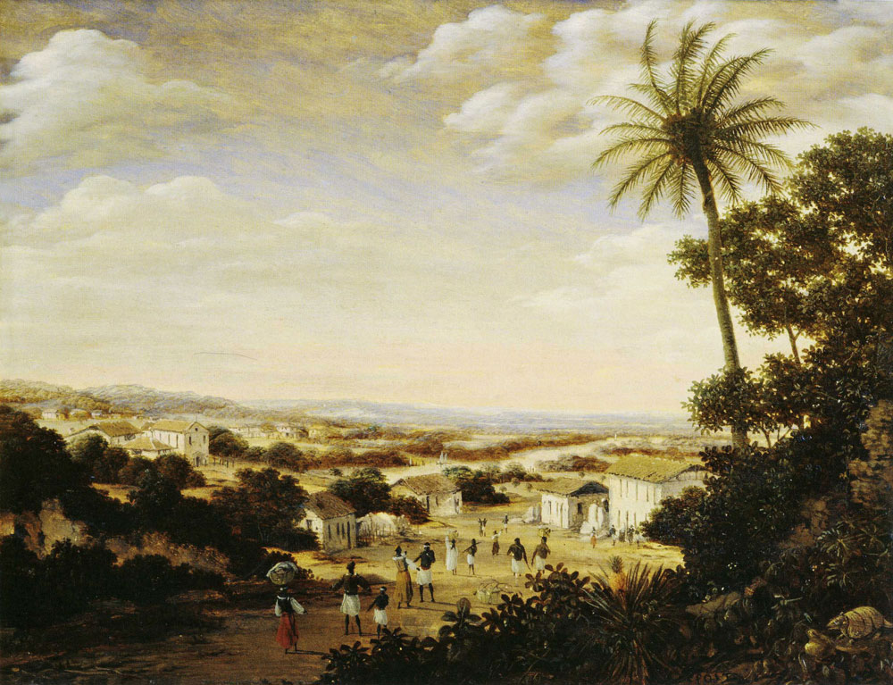 Frans Post - Village with Church