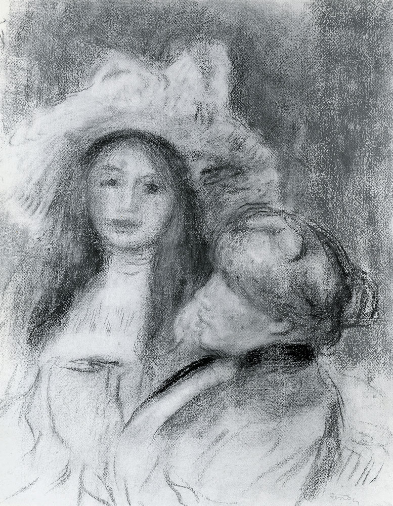 Pierre-Auguste Renoir - Berthe Morisot and her Daughter
