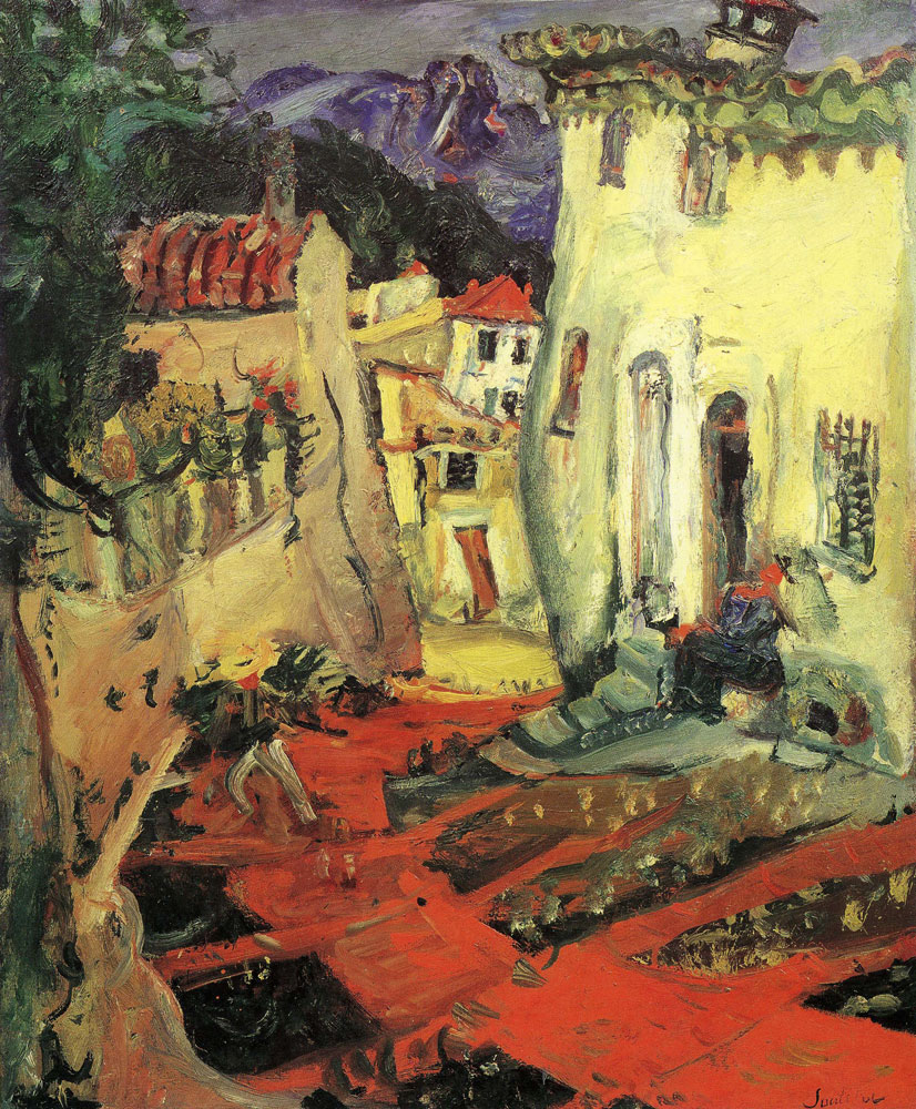 Chaim Soutine - Street at Cagnes