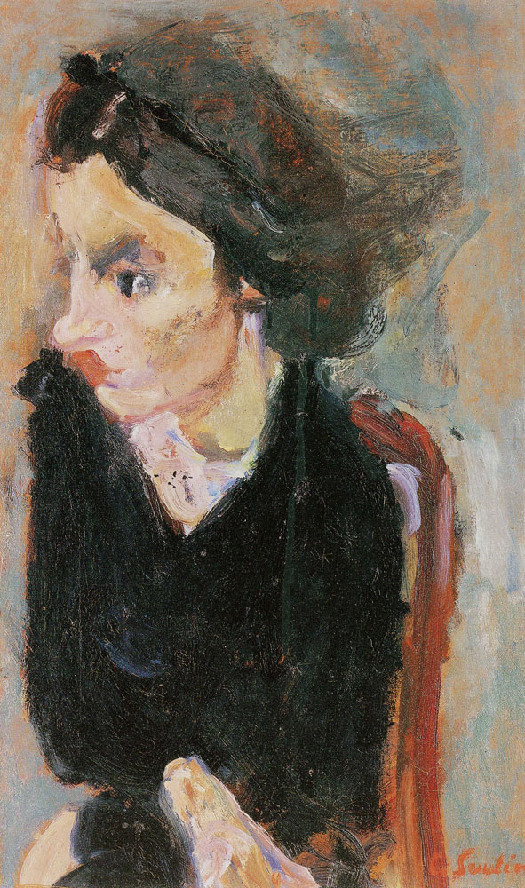 Chaim Soutine - Woman in Profile (Portrait of Madame Tennent)
