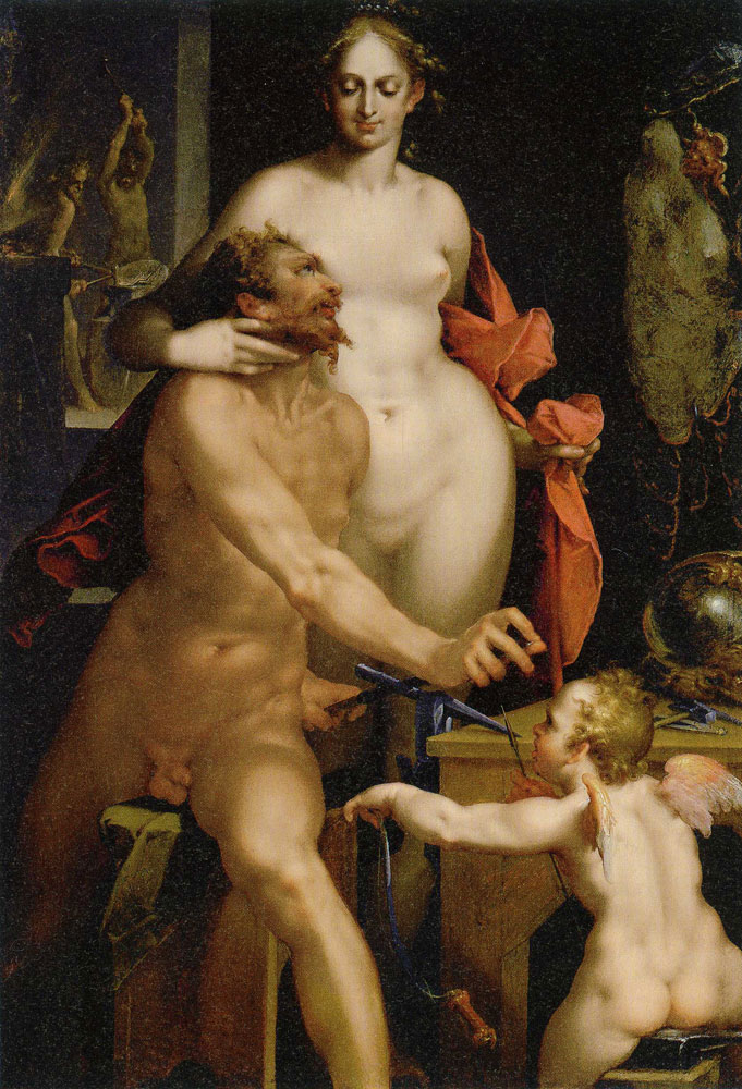 Bartholomeus Spranger - Venus in the Smithy of Vulcan