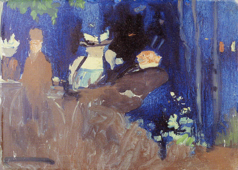 Edouard Vuillard - In the Garden at Night