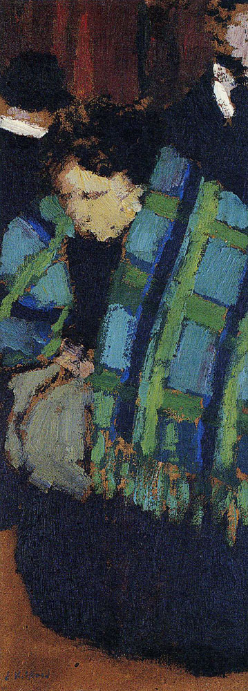 Edouard Vuillard - Woman with a Green Plaid Shawl