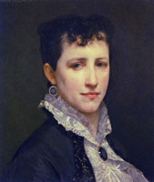 William-Adolphe Bouguereau Portrait of Mademoiselle Elizabeth Gardner