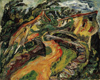 Chaim Soutine Landscape with Ascending Road