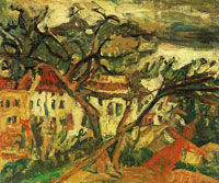 Chaim Soutine Landscape of the South of France
