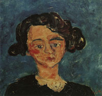 Chaim Soutine Portrait of a Young Girl (Paulette Jourdain)