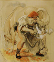 Ford Madox Brown The Farrier - Iron and Machinery