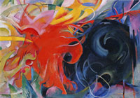 Franz Marc Fighting Forms (Abstract Forms I)