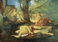 Nicolas Poussin Echo and Narcissus
