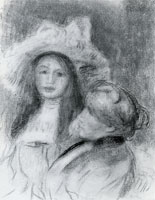 Pierre-Auguste Renoir Berthe Morisot and her Daughter
