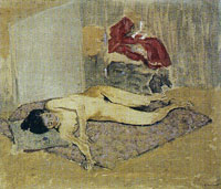Edouard Vuillard Nude Reclining on a Rug