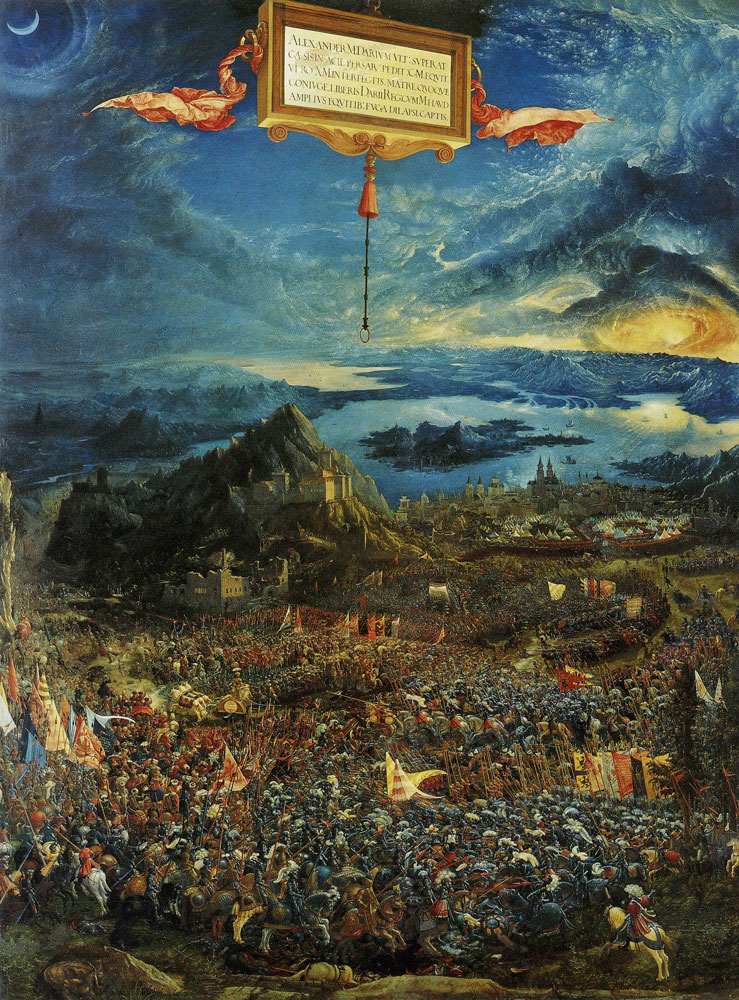 Albrecht Altdorfer - The Battle of Alexander at Issus