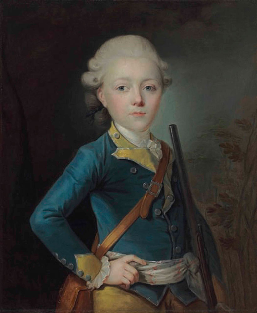 Pierre-Antoine Baudouin - Portrait of Simon Antoine de Lucy