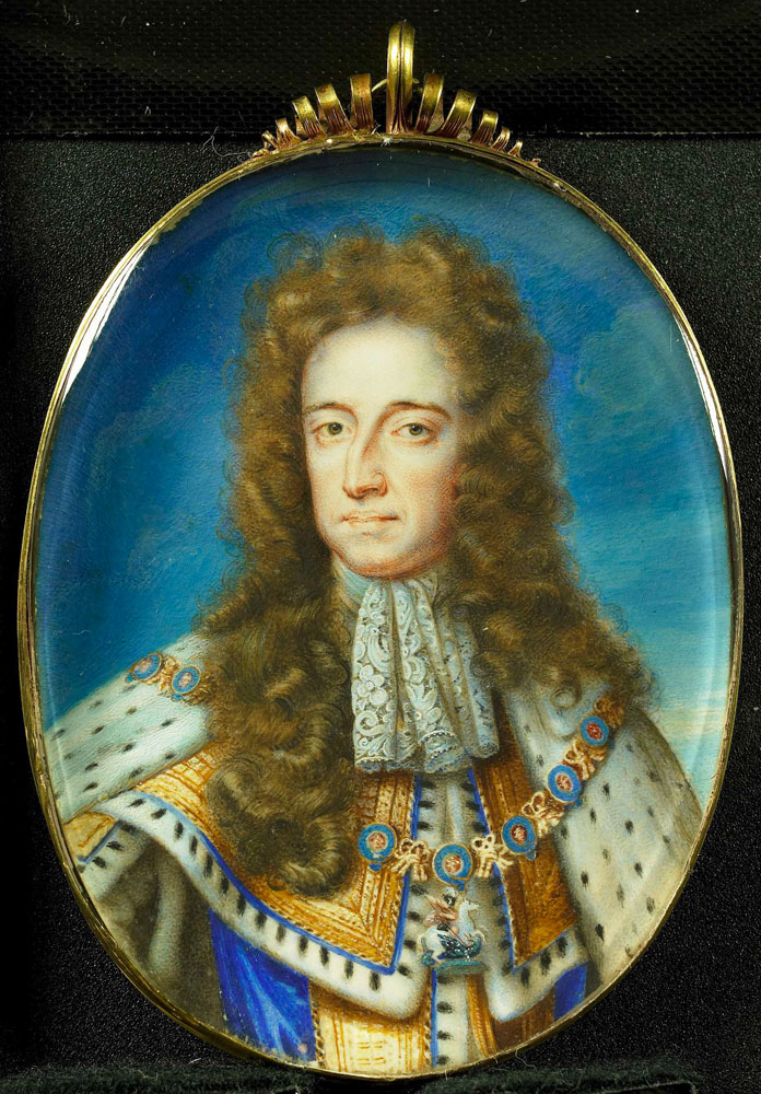 Attributed to Benjamin Arlaud - Portrait of William III (1650-1702), prince of Orange. From 1689 on king of England