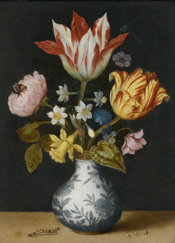 Ambrosius Bosschaert the Elder - Still Life of Flowers in a Wan-li Vase