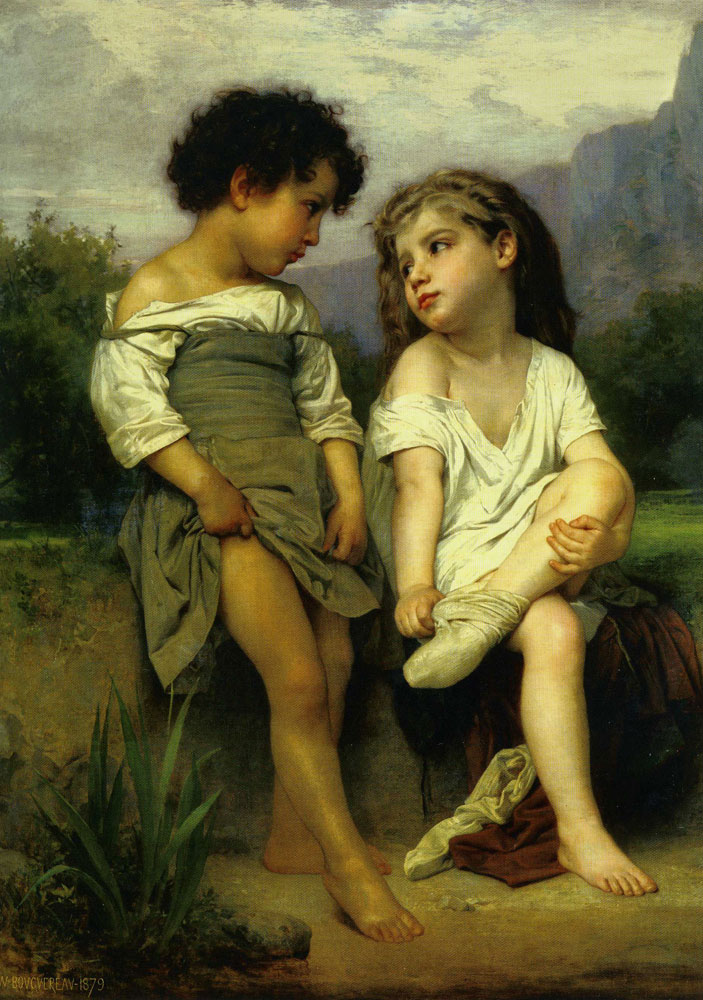 William-Adolphe Bouguereau - The Edge of the River