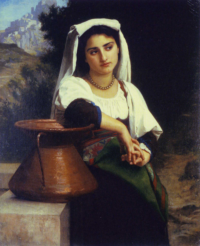 William-Adolphe Bouguereau - The Italian Girl at the Fountain