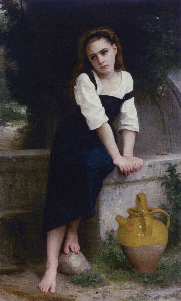 William-Adolphe Bouguereau - Orphan Girl at the Fountain