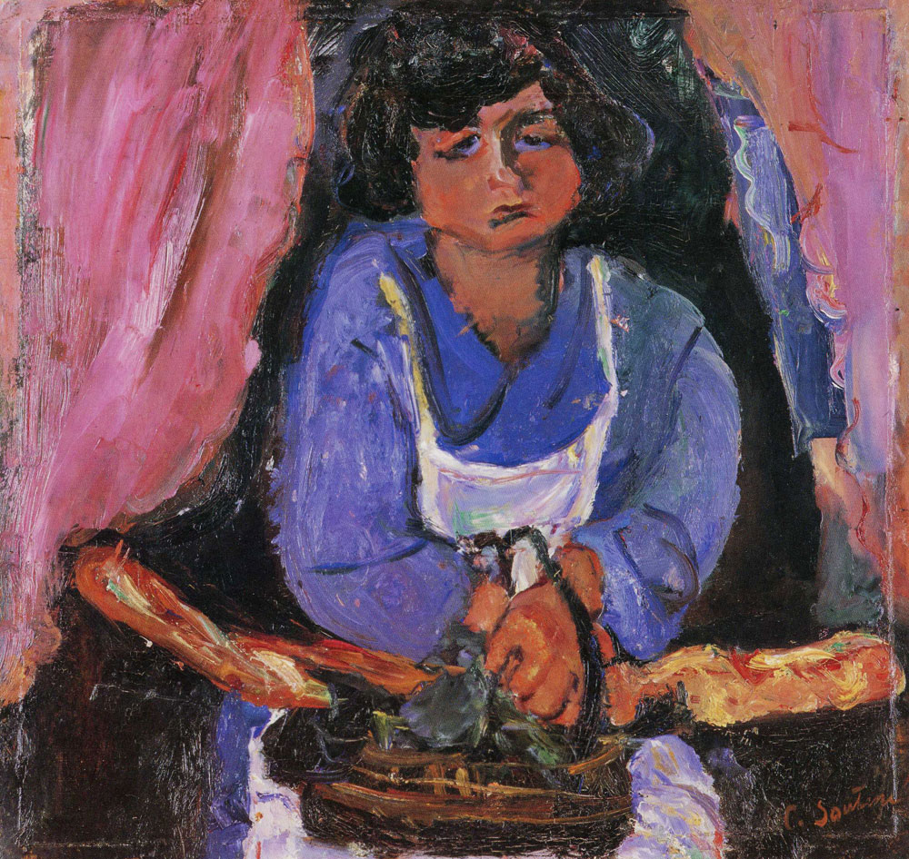 Chaim Soutine - Servant Girl in Blue