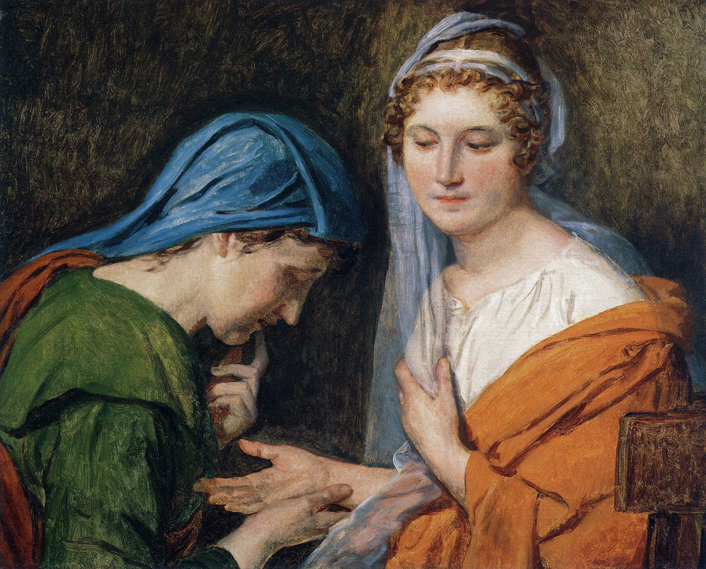 Jacques-Louis David - The Fortune Teller