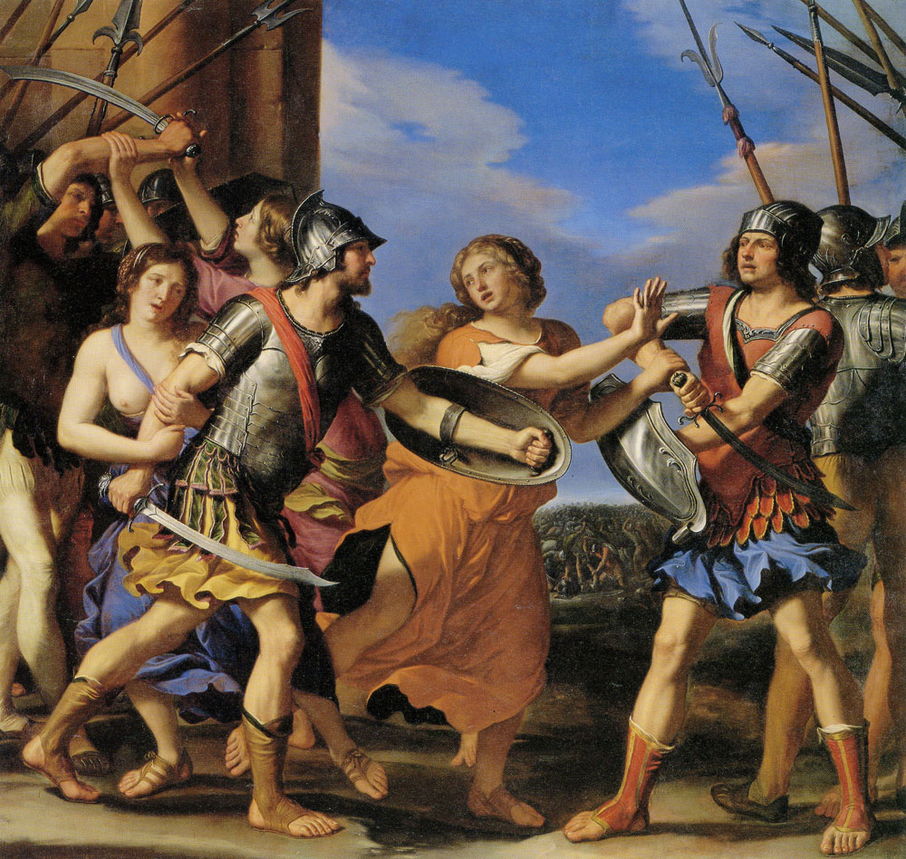 Guercino - Hersilia Separates Romulus and Tatius