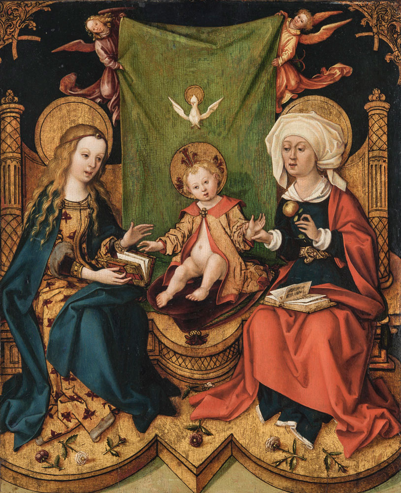 Hans Holbein the Elder - The Virgin and Child with Saint Anne