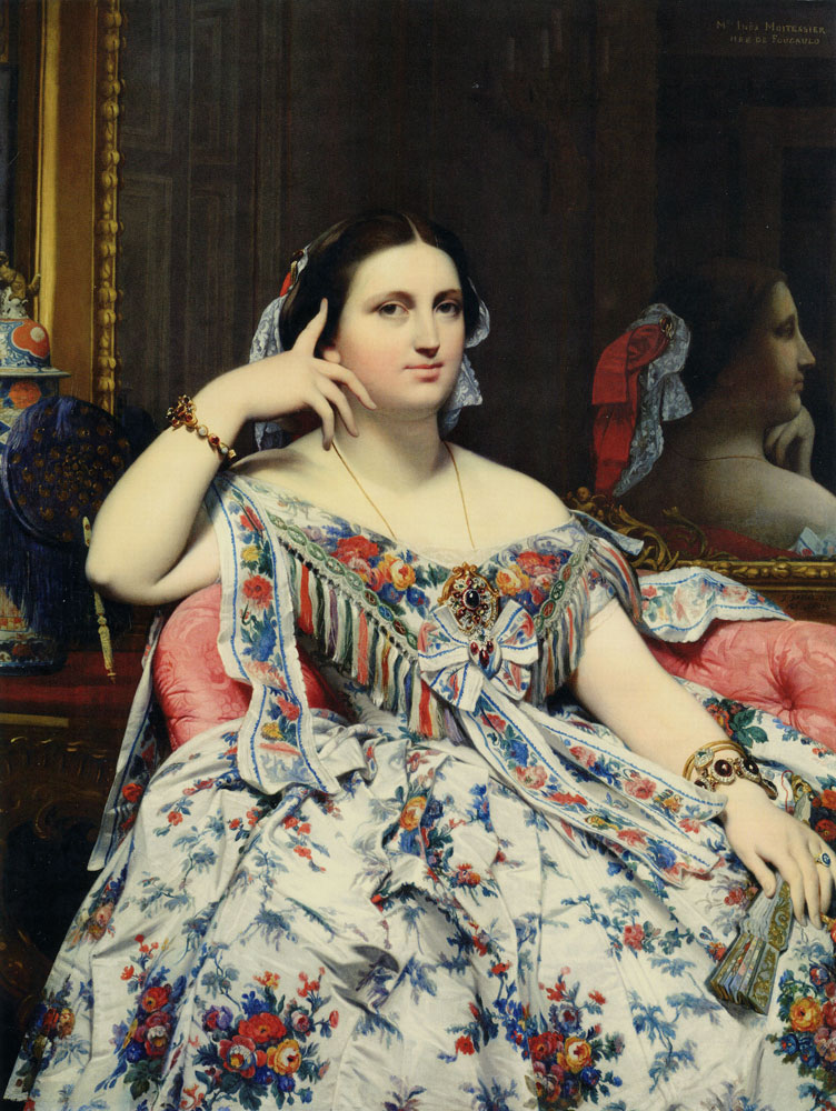 Jean Auguste Dominique Ingres - Madame Marie-Clotilde-Inès Moitessier