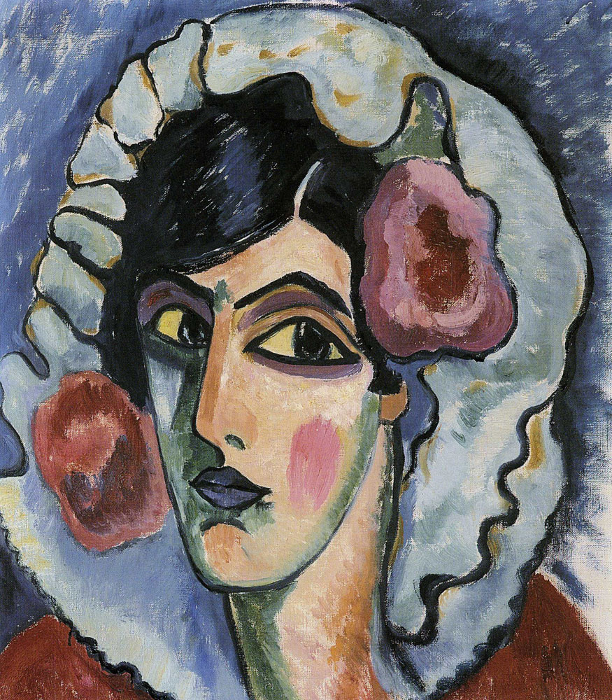 Alexej von Jawlensky - Large head of a woman (Manola)
