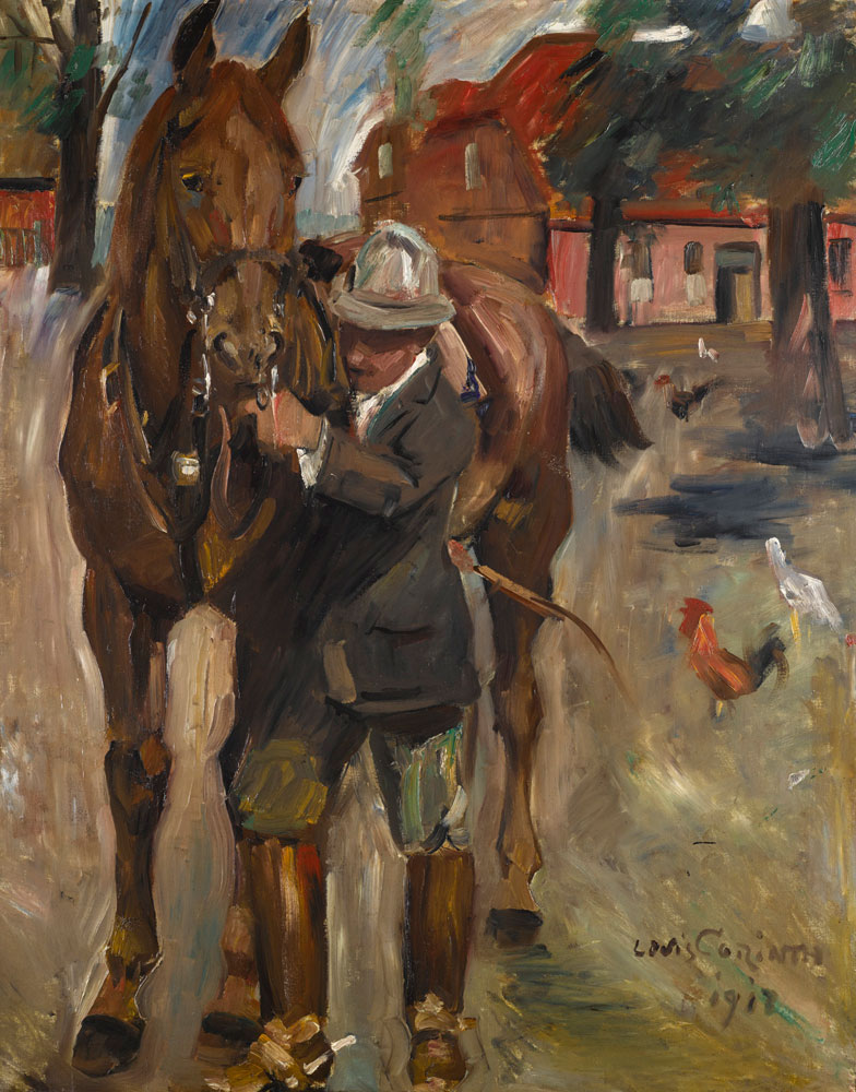 Lovis Corinth - Setting out for a ride