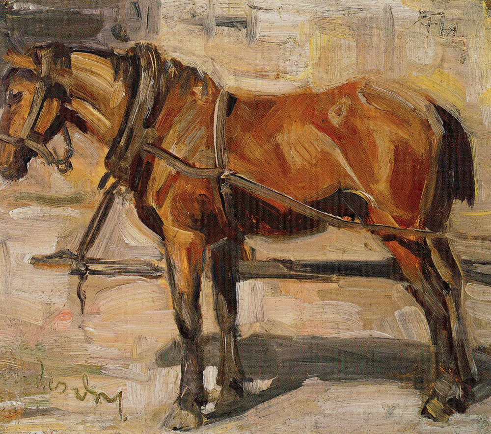 Franz Marc - Small Study of a Horse I