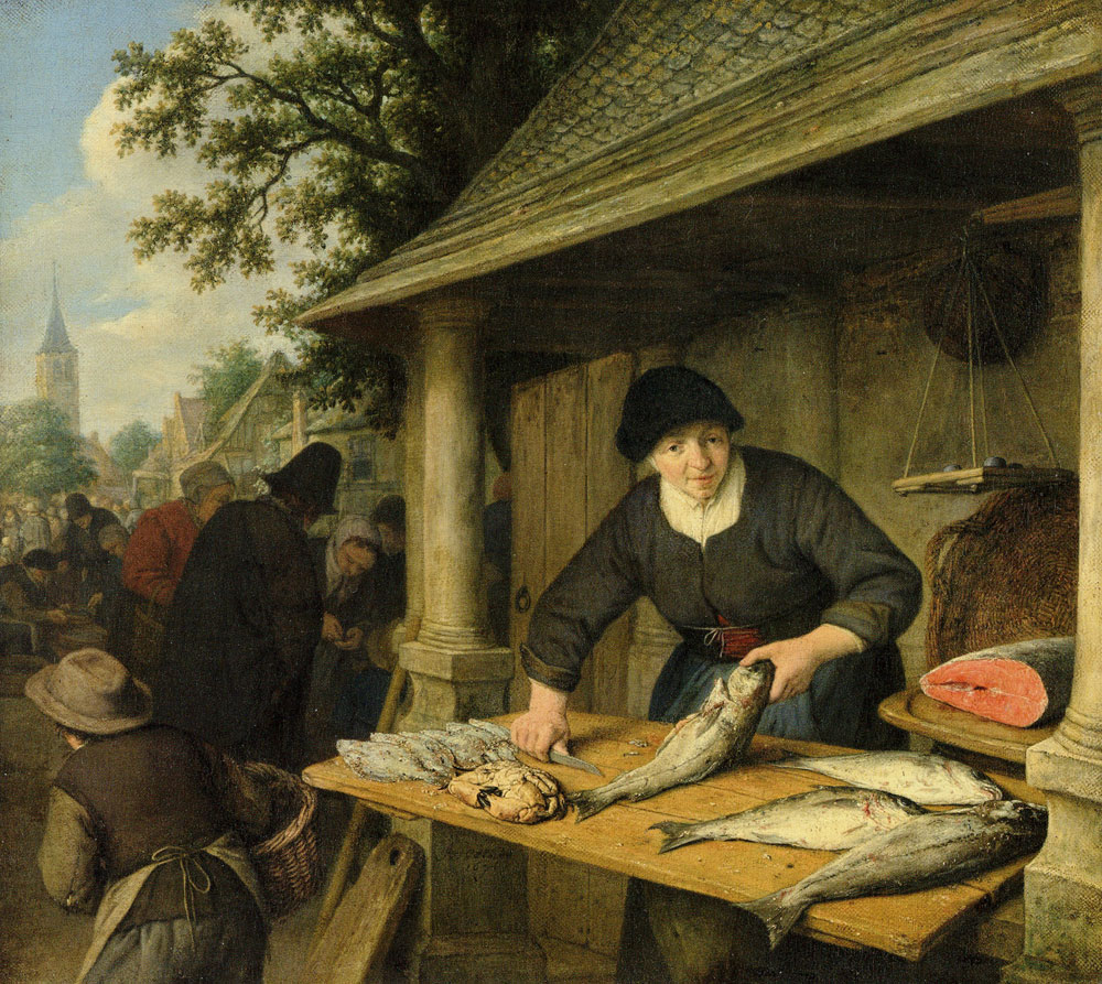 Adriaen van Ostade - The Fishwife