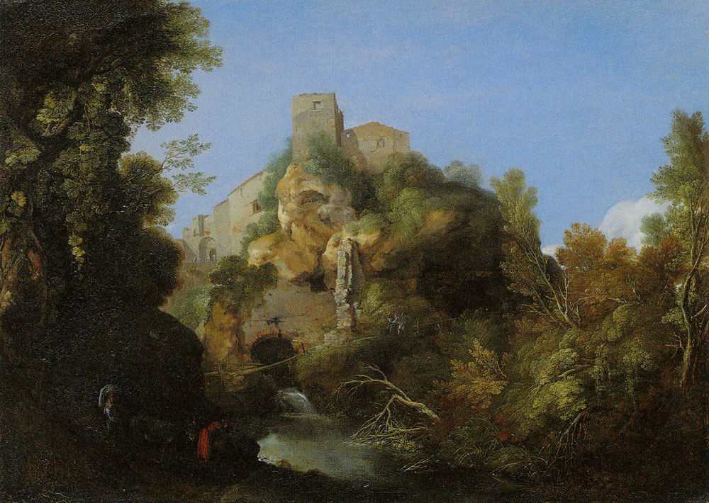 Cornelis van Poelenburch - Italian Landscape